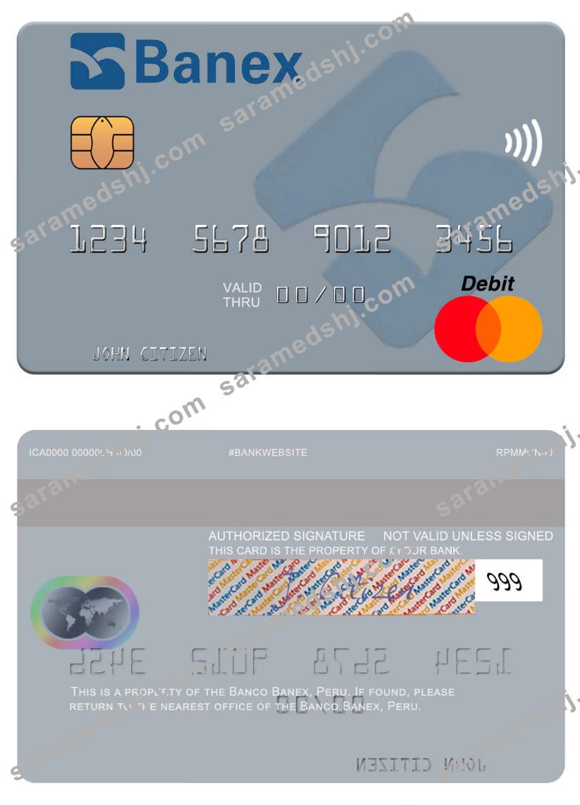 Peru Banco Banex mastercard